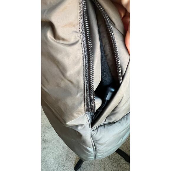 Eddie Bauer Premium Brown Goose Down Puffer Vest Full Zip Pockets Adult XL Tall - Picture 5 of 16
